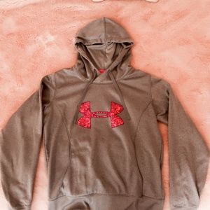 Under Armour pink detailed sweatshirt